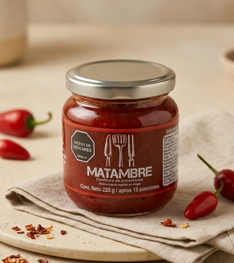 CONFITURA DE PIMENTON MATAMBRE